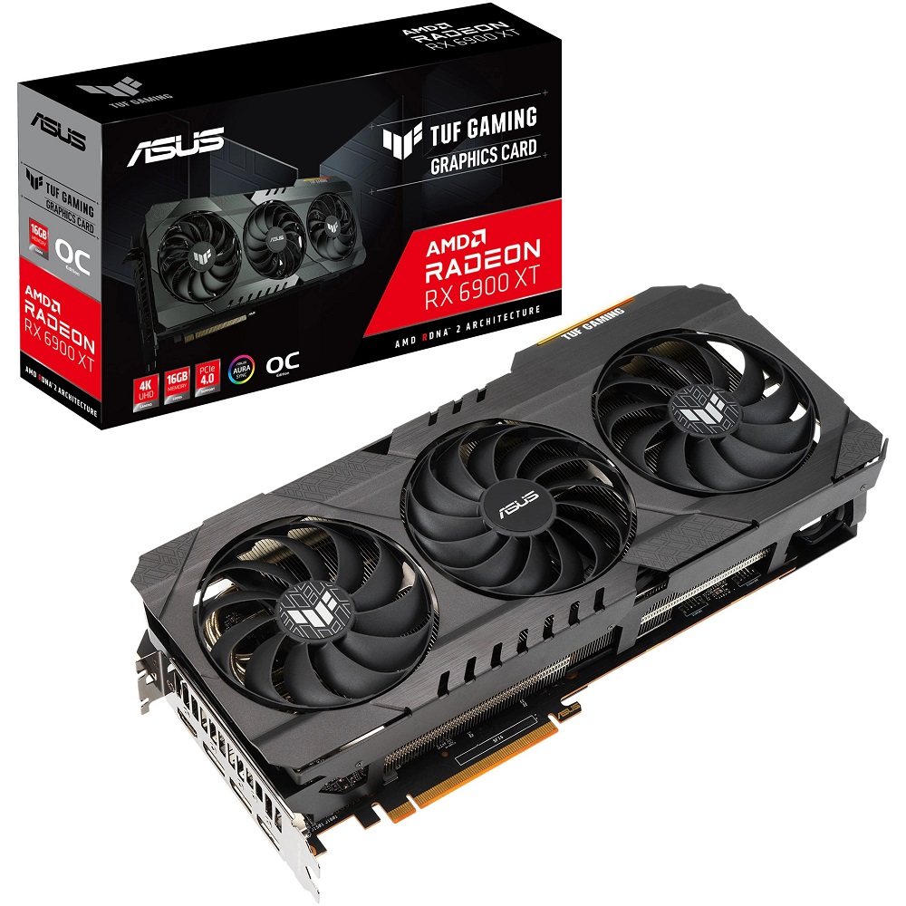 Видео карта ASUS TUF GAMING Radeon RX 6900 XT OC Edition 16GB