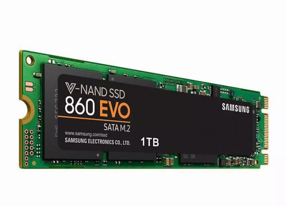 Диск SSD SAMSUNG 860 EVO 1TB M.2 2280 SATAIII 6GB/s - MZ-N6E1T0BW