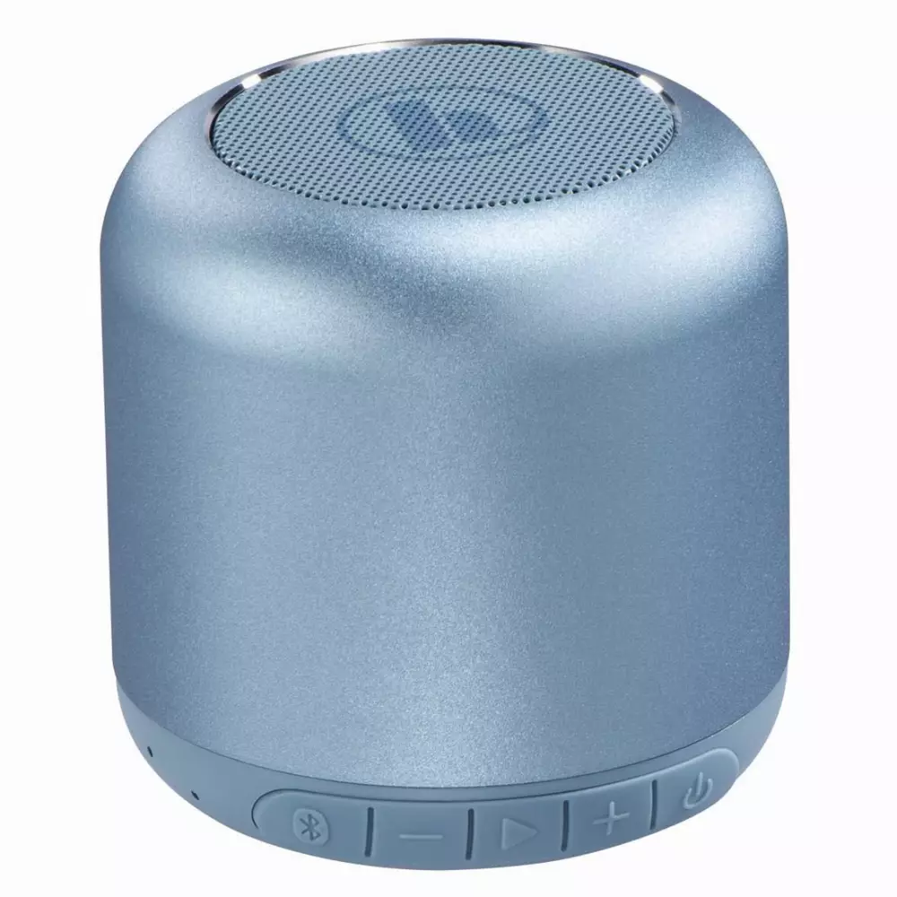 Безжична смарт тонколона HAMA Drum 2.0, Bluetooth, 3.5mm жак, 3.5W, Светло синьо