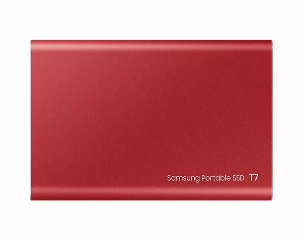 Външен диск SSD Samsung Portable T7 500GB Red - MU-PC500R/WW
