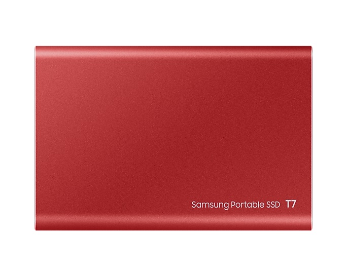 Външен диск SSD Samsung Portable T7 500GB Red - MU-PC500R/WW