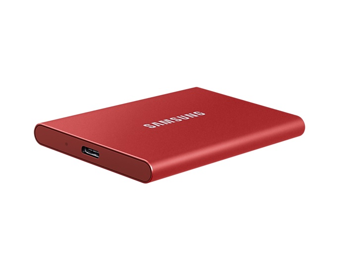 Външен диск SSD Samsung Portable T7 500GB Red - MU-PC500R/WW