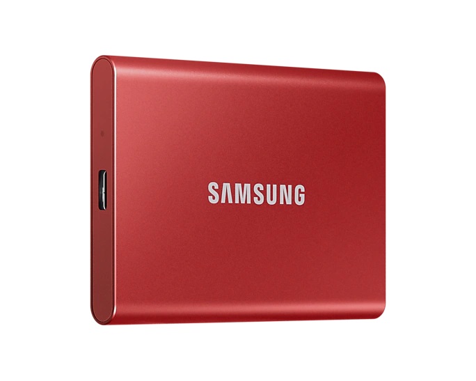 Външен диск SSD Samsung Portable T7 500GB Red - MU-PC500R/WW