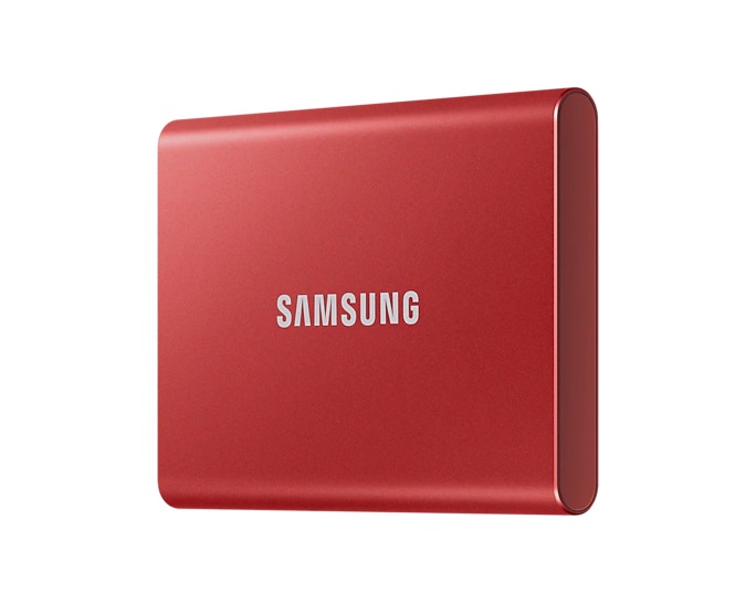 Външен диск SSD Samsung Portable T7 500GB Red - MU-PC500R/WW