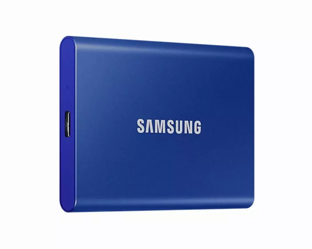 Външен диск SSD Samsung Portable T7 500GB Blue - MU-PC500H/WW