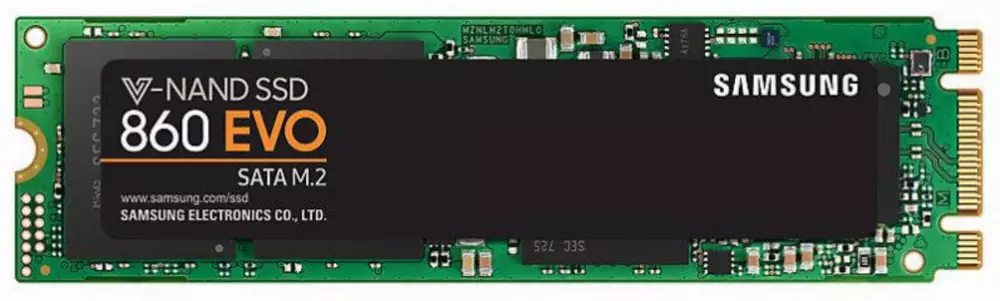 Диск SSD SAMSUNG 860 EVO 1TB M.2 2280 SATAIII 6GB/s - MZ-N6E1T0BW