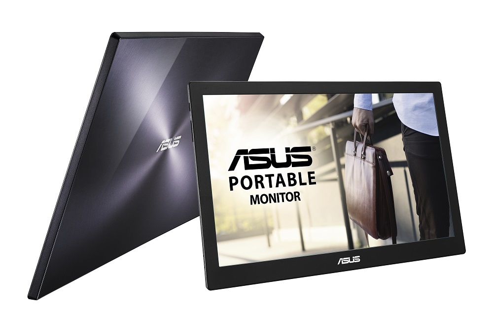 Монитор ASUS 15.6" MB169B+ Portable USB Monitor, IPS, FHD 1920x1080, USB 3.0, Slim Case