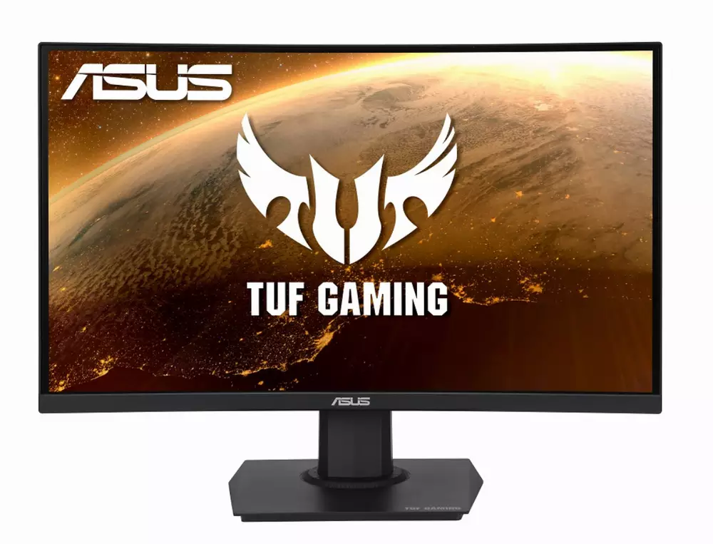 Монитор ASUS 23.6" TUF GAMING VG24VQE Curved, VA, FHD 1920x1080, 165Hz, 1ms, FreeSync Premium