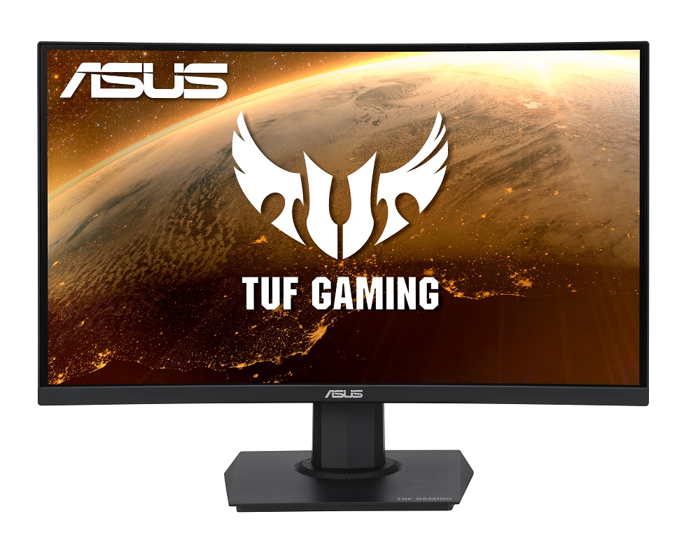 Монитор ASUS 23.6" TUF GAMING VG24VQE Curved, VA, FHD 1920x1080, 165Hz, 1ms, FreeSync Premium