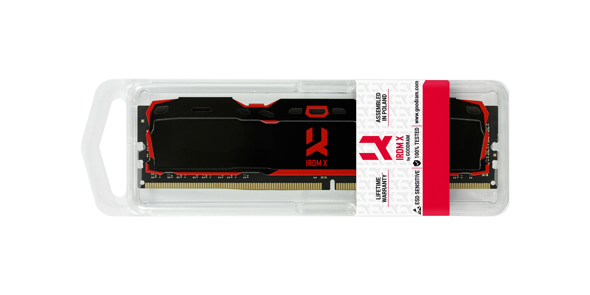 Памет GOODRAM IRDM X BLACK 16GB DDR4 3200MHz CL16