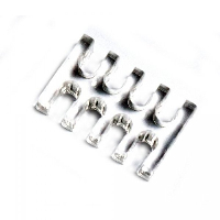 Гребен за оплетен кабел GELID 8pin acrylic cable holder white/transparent - PL-ATXCM-8P-01
