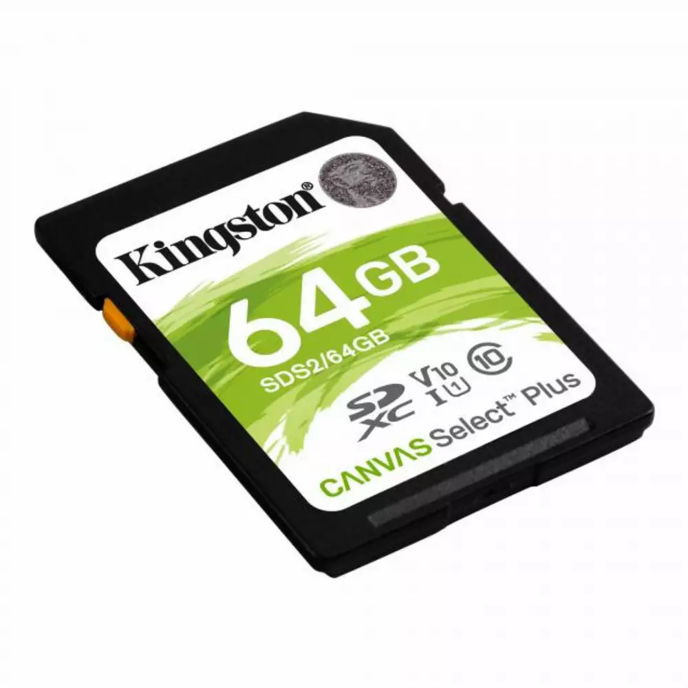 64G SD KINGST CANVAS SEL+