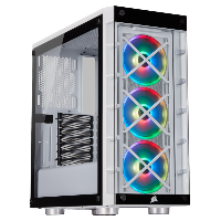 Кутия Corsair iCUE 465X RGB TG Mid-Tower White - CC-9011189-WW