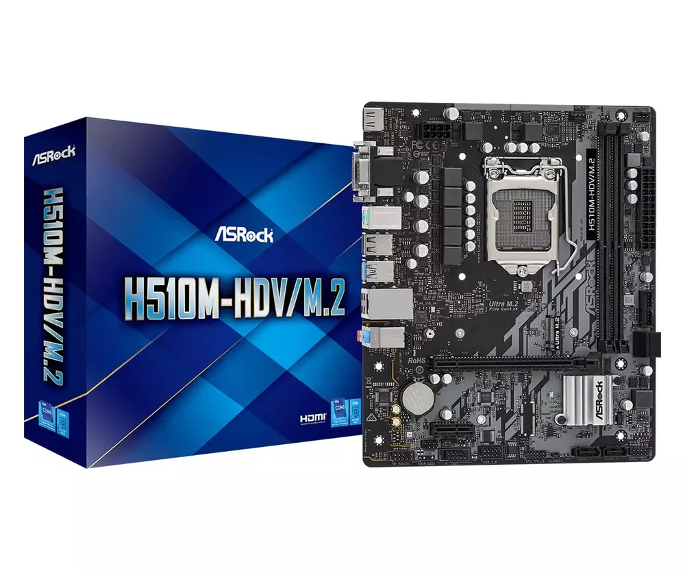 Дънна платка ASROCK H510M-HDV/M.2