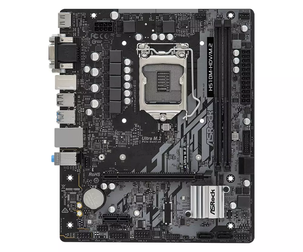 Дънна платка ASROCK H510M-HDV/M.2