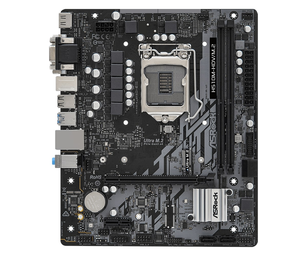 Дънна платка ASROCK H510M-HDV/M.2