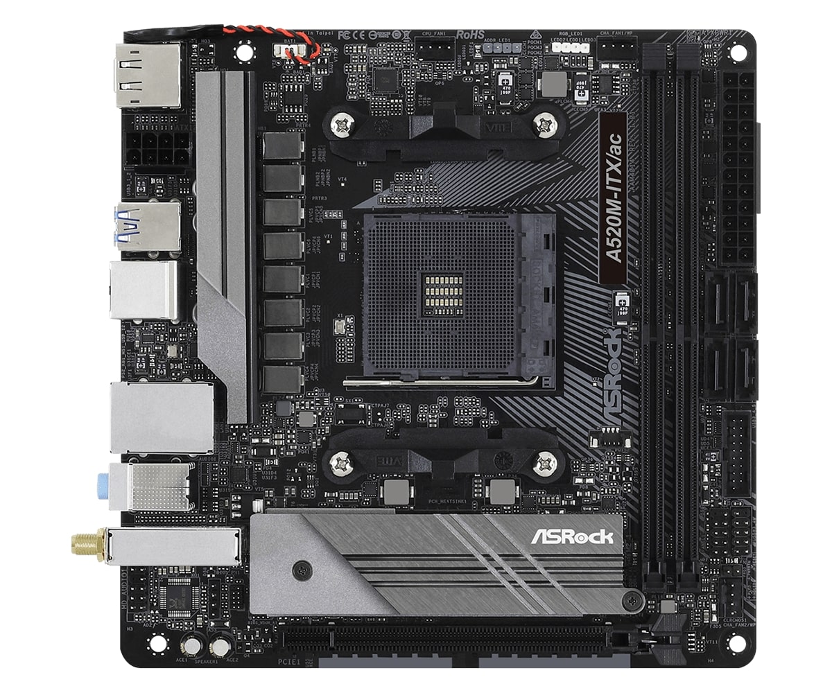Placa base ASROCK A520M-ITX/AC