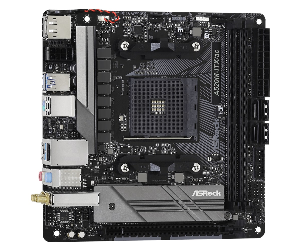 Placa base ASROCK A520M-ITX/AC