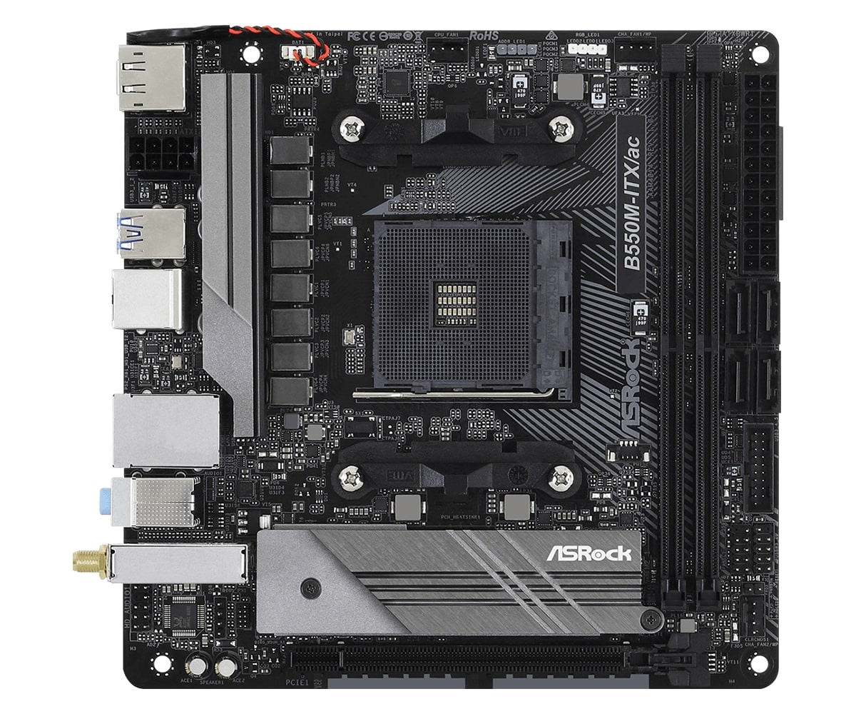 ASROCK B550M-ITX/AC Motherboard
