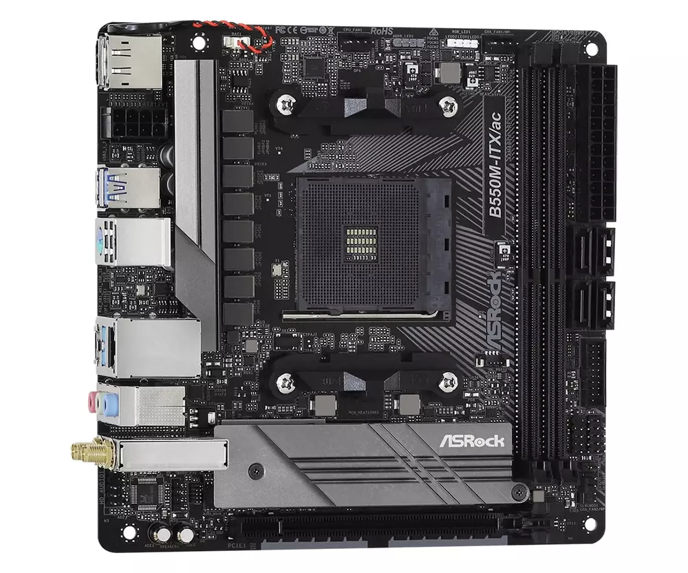 ASROCK B550M-ITX/AC Motherboard