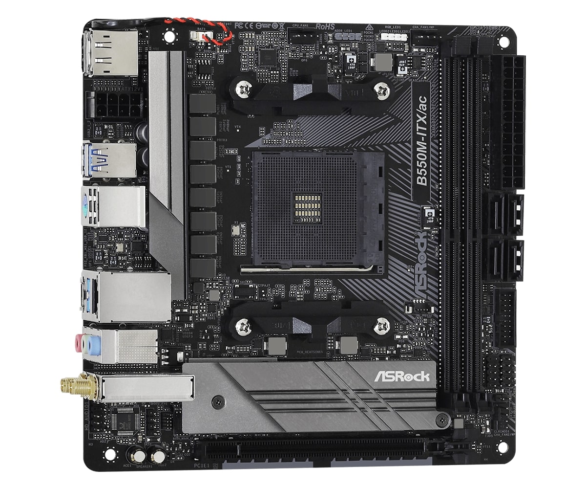 ASROCK B550M-ITX/AC Motherboard