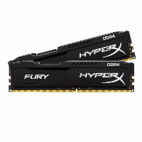 Памет Kingston HyperX Fury 8GB (2x4GB) DDR4 PC4-19200 2400MHz CL15 HX424C15FBK2/8