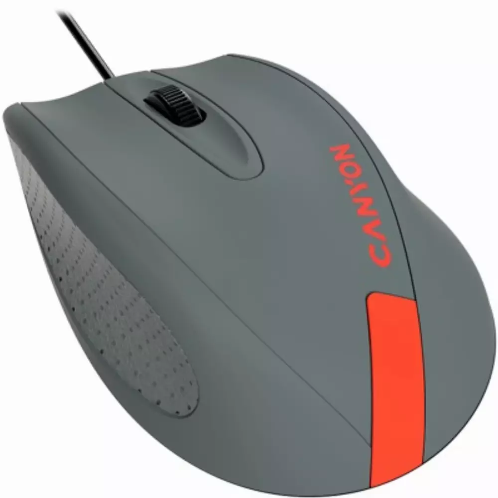 Мишка Canyon M-05 CNE-CMS11DG Optical Wired Mouse Grey