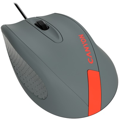 Мишка Canyon M-05 CNE-CMS11DG Optical Wired Mouse Grey