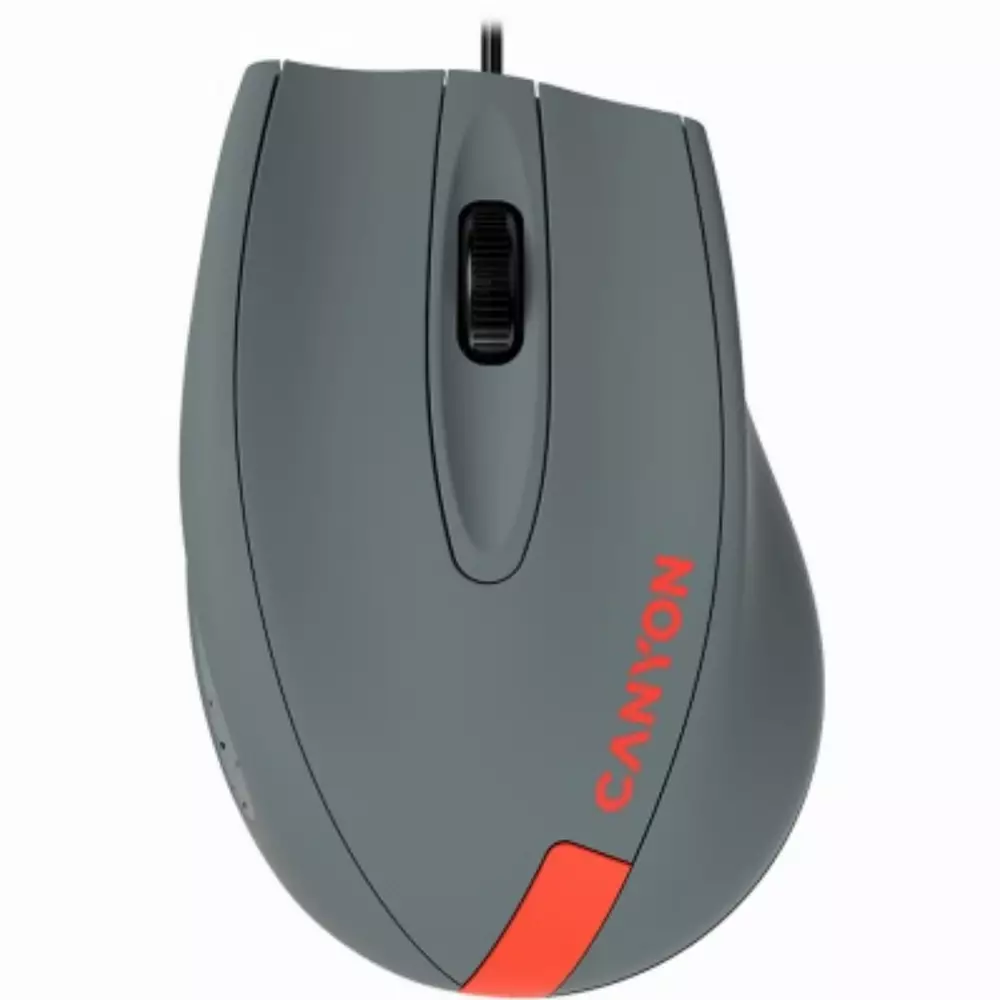 Мишка Canyon M-05 CNE-CMS11DG Optical Wired Mouse Grey