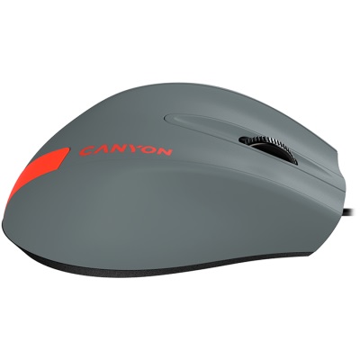 Мишка Canyon M-05 CNE-CMS11DG Optical Wired Mouse Grey