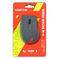 Мишка Canyon M-05 CNE-CMS11DG Optical Wired Mouse Grey