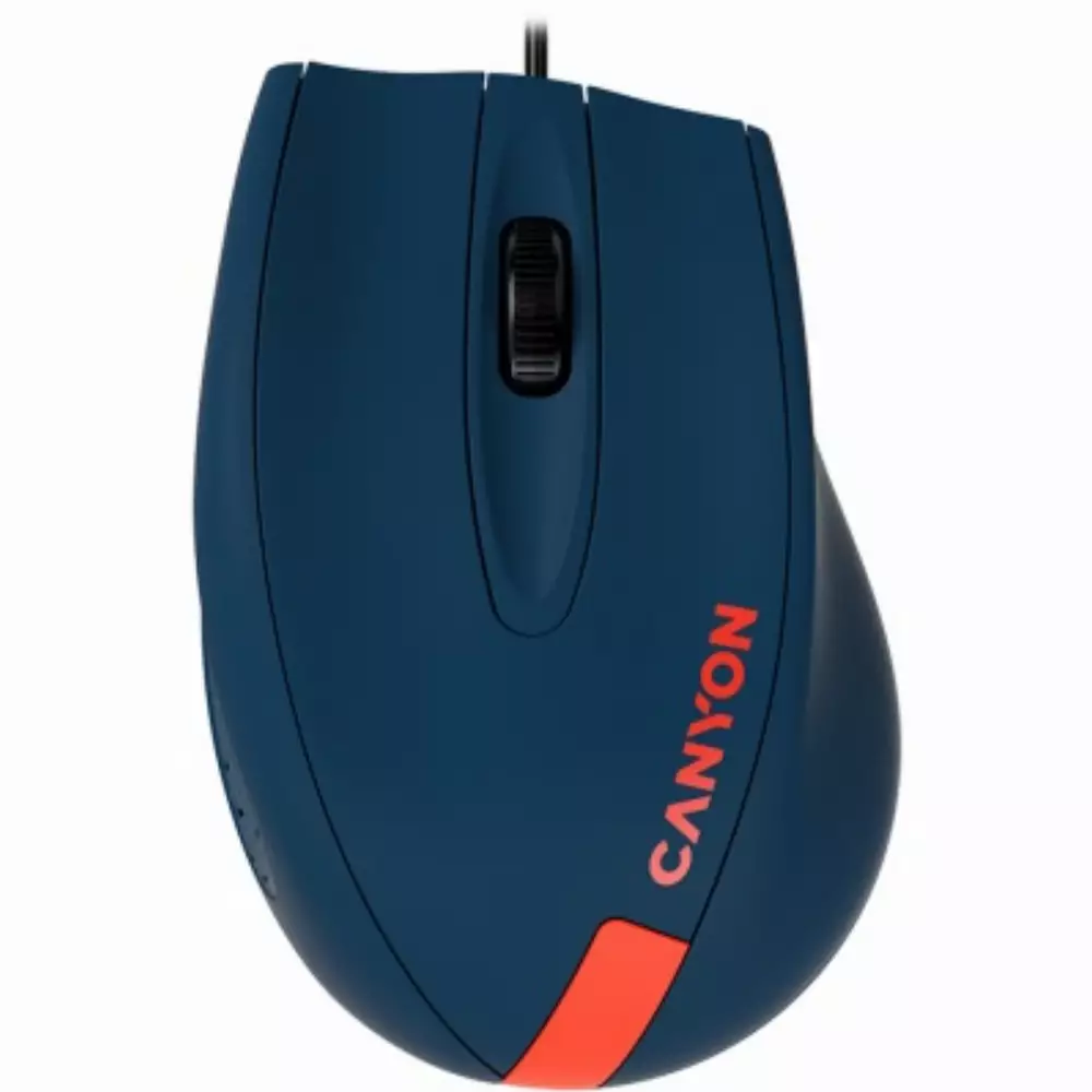 Мишка CANYON M-11 CNE-CMS11BR Optical Wired Mouse Blue