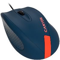 Мишка CANYON M-11 CNE-CMS11BR Optical Wired Mouse Blue