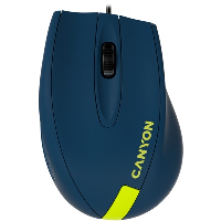 Мишка CANYON M-11 CNE-CMS11BY Optical Wired Mouse Blue/Yellow