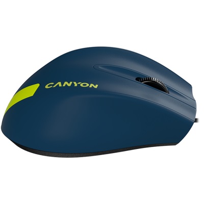 Мишка CANYON M-11 CNE-CMS11BY Optical Wired Mouse Blue/Yellow