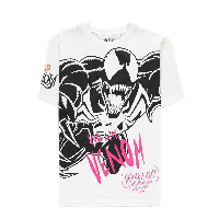 Тениска Bioworld Difuzed Marvel: Venom, Laughter White, Мъжка, L