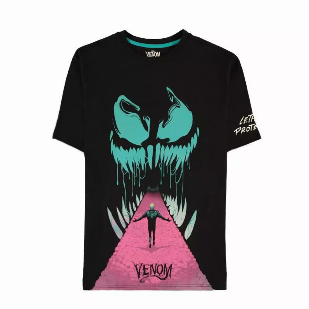 Тениска Bioworld Difuzed Marvel: Venom, Lethal Protector Black, Мъжка, M