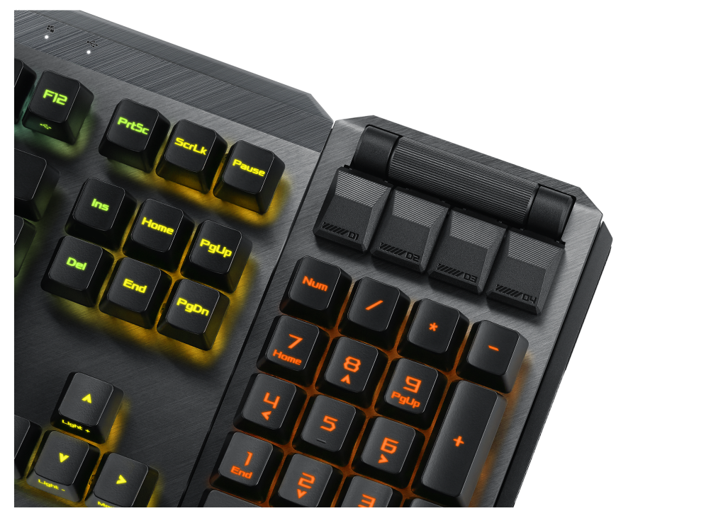 Геймърска Механична Клавиатура ASUS ROG Claymore II ROG RX RED