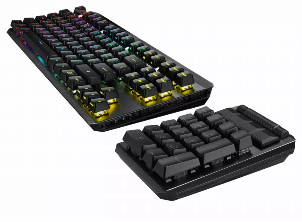Геймърска Механична Клавиатура ASUS ROG Claymore II ROG RX RED