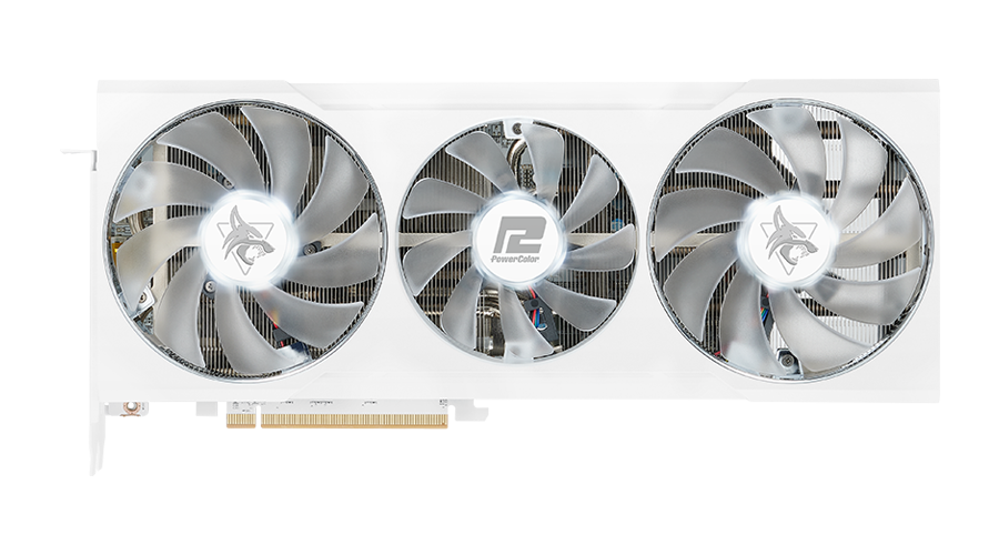 Видео карта PowerColor Hellhound Spectral White AMD Radeon RX 6700 XT 12GB