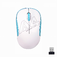 Мишка A4tech G3-300N V-Track USB Wireless Безжична Бял/Син