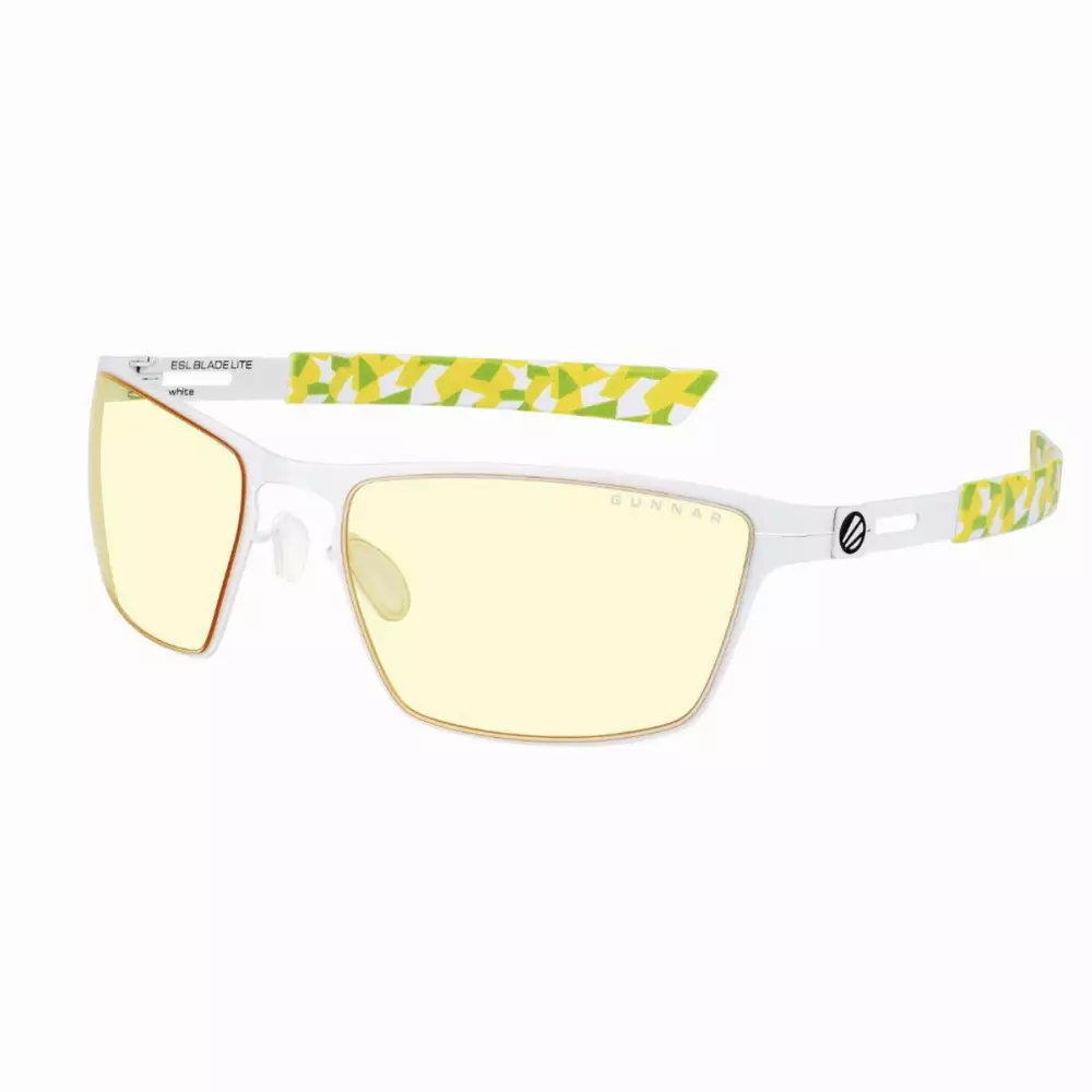 Геймърски очила GUNNAR ESL Blade Lite White, Amber Natural, Бели