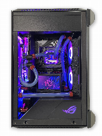 Геймърски компютър ASUS ROG MAMBA Custom Water Build (AMD Ryzen 7 5800X, 32GB, RTX 3080 10GB, 500GB SSD, 850W)