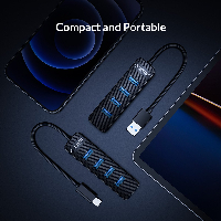 Orico хъб USB3.0 HUB 4 port - Type C input, 1m cable, aux Type-C power input - TWU3-4A-10