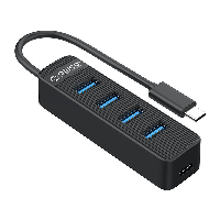 Orico хъб USB3.0 HUB 4 port - Type C input, aux Type-C power input - TWC3-4A