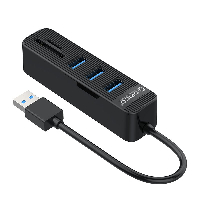 Orico хъб USB3.0 HUB 3 port + Card Reader - TWU3-3AST