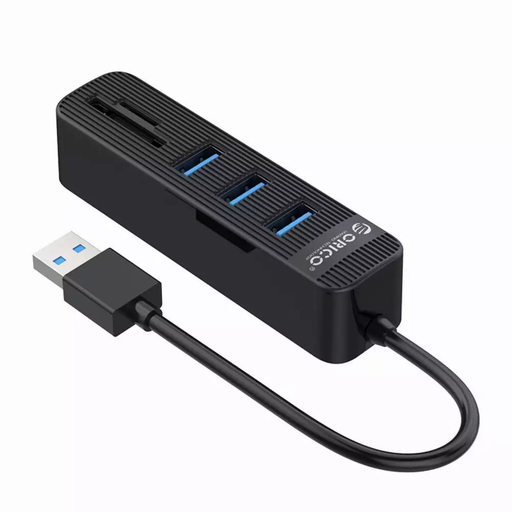 Orico хъб USB3.0 HUB 3 port + Card Reader - TWU3-3AST