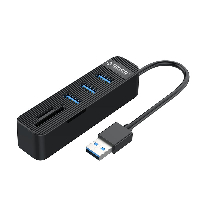 Orico хъб USB3.0 HUB 3 port + Card Reader - TWU3-3AST