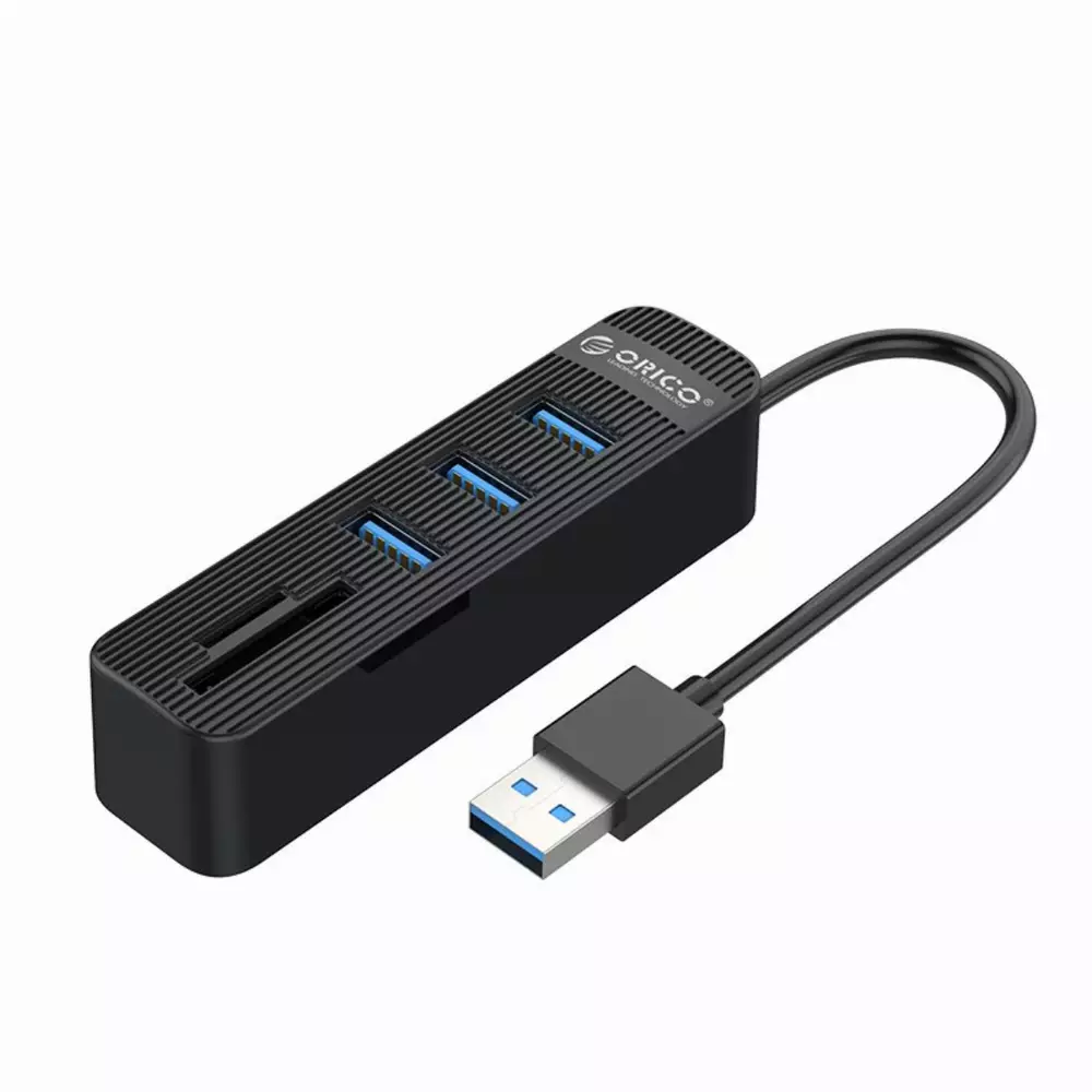 Orico хъб USB3.0 HUB 3 port + Card Reader - TWU3-3AST