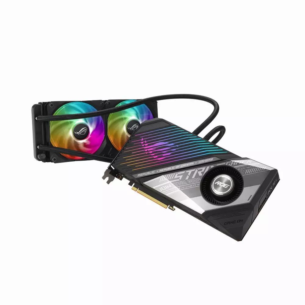 Видео карта ASUS ROG Strix LC Radeon RX 6900 XT TOP 16GB Liquid-Cooled